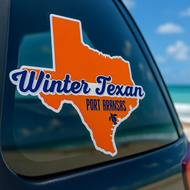 Winter Texan Decal